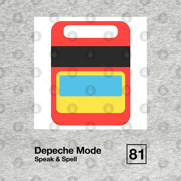 Speak & Spell / Minimal Style Graphic Artwork by saudade